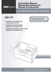 Singing Machine SMDigital iSM-370 Manuel D'instructions