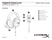 HyperX Cloud Core Guide De Démarrage Rapide