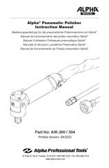 Alpha Professional Tools AIR-300 Manuel D'utilisation