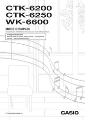 Casio WK-6600 Mode D'emploi