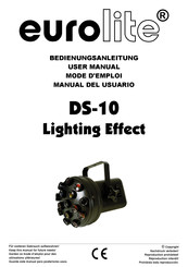 EuroLite DS-10 Lighting Effect Mode D'emploi