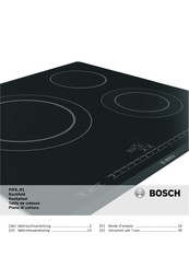 Bosch PIF6 R1 Serie Mode D'emploi