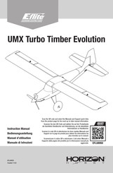 Horizon Hobby E-FLITE UMX Turbo Timber Evolution Manuel D'utilisation