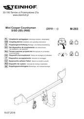 Steinhof M-283 Notice De Montage Et D'utilisation