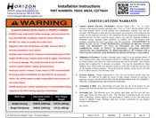Horizon Global 76634 Instructions D'installation