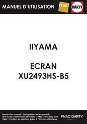 Iiyama ProLite XU2493HS Mode D'emploi