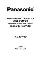 Panasonic TX-24EW334 Mode D'emploi