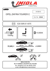 Imiola HAK-POL O/042 Instructions De Montage