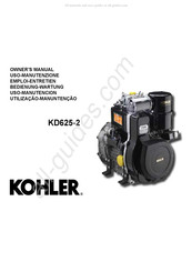 Kohler KD625-2 Emploi-Entretien