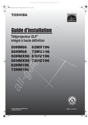 Toshiba 72MX196 Guide D'installation