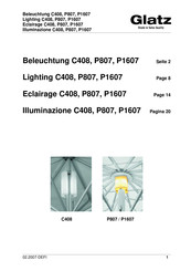 Glatz P1607 Mode D'emploi