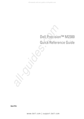 Dell Precision M2300 Guide De Référence Rapide