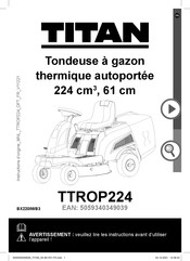 Titan TTROP224 Mode D'emploi