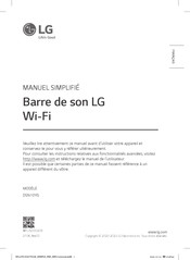 LG DSN10YG Manuel Simplifié