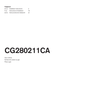 Gaggenau CG280211CA Instructions D'installation