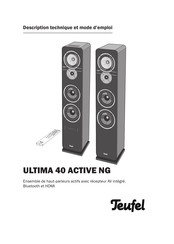 Teufel ULTIMA 40 ACTIVE NG Description Technique Et Mode D'emploi