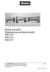 Miele PRI 210 Mode D'emploi