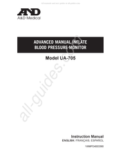A&D Medical UA-705 Manuel D'instructions