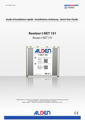 ALDEN I-NET 151 Guide D'installation Rapide