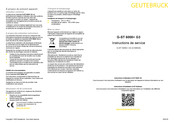 Geutebruck G-ST 6000+ G3 Instructions De Service