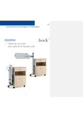 bock storeline t10X Instructions De Montage Et D'utilisation