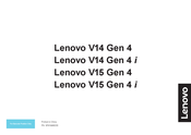 Lenovo V14 Gen 4 Mode D'emploi