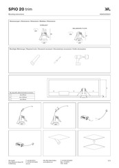 Xal SPIO 20 Instructions De Montage
