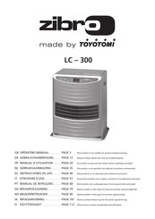 Toyotomi Zibro LC-300 Manual D'utilisation