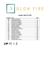 Glow Fire 106 Instructions De Montage