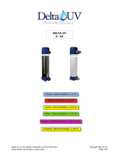 Delta UV E-20 Guide D'installation