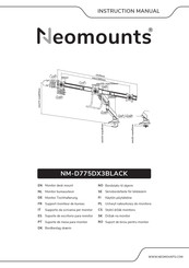 NeoMounts NM-D775DX3BLACK Mode D'emploi