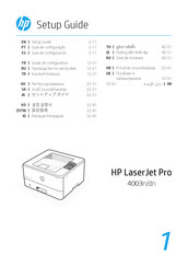 HP LaserJet Pro 4003n Serie Guide De Configuration