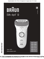 Braun Silk epil 9 SES 9/700 Mode D'emploi