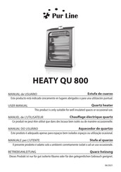 Pur Line HEATY QU 800 Manuel De L'utilisateur