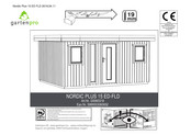 Gartenpro NORDIC PLUS 15 ED-FLD G9060318 Mode D'emploi