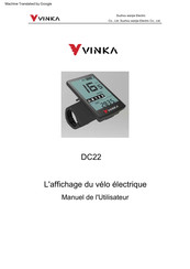 VINKA DC22 Manuel De L'utilisateur