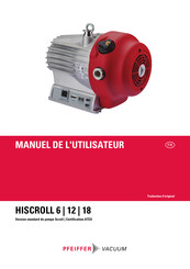 Pfeiffer Vacuum HISCROLL 6 Manuel De L'utilisateur