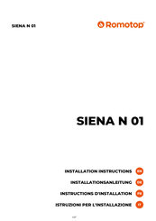 Romotop SIENA N 01 Instructions D'installation