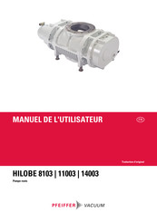 Pfeiffer Vacuum HILOBE 8103 Manuel De L'utilisateur