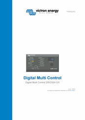 Victron energy Digital Multi Control 200A GX Mode D'emploi