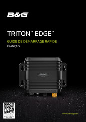 B&G TRITON EDGE Guide De Démarrage Rapide