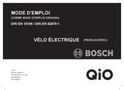 Bosch Qio EINS+ P-E Unisex Mode D'emploi