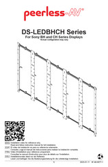 peerless-AV DS-LEDBHCH Serie Manuel D'installation