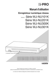 i-PRO WJ-NU300K Série Manuel D'utilisation