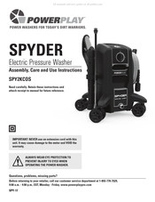 Powerplay SPYDER SPY2KCOS Instructions D'assemblage, D'entretien Et D'utilisation