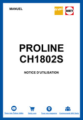 Proline CH1802S Manuel D'utilisation