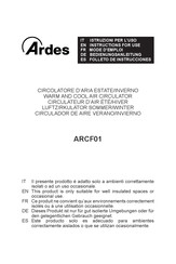 ARDES ARCF01 Mode D'emploi