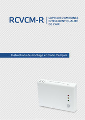Sentera Controls RCVCM-R Instructions De Montage Et Mode D'emploi