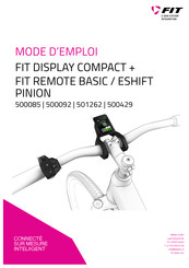 FiT 501262 Mode D'emploi