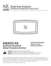 Koala Kare KB300-SS Instructions D'utilisation